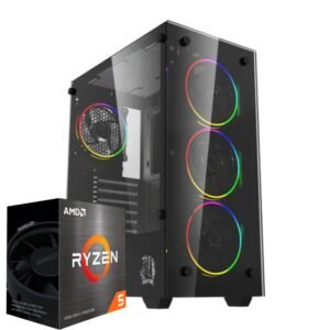 PC GAMER RYZEN 5 3400G RAM 8GB NVME 512GB 500W 80+ BRONZE + KIT GAMER
