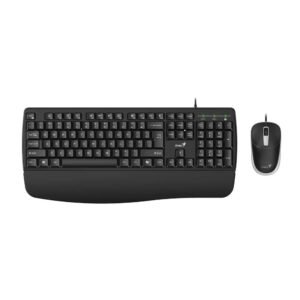 TECLADO Y MOUSE GENIUS KM-123 USB BLACK