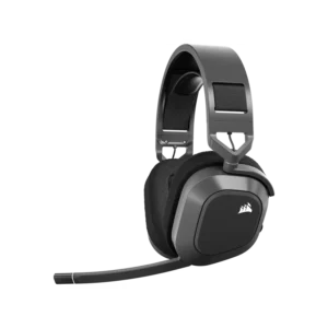 AURICULAR GAMING CORSAIR HS80 MAX WIRELESS, GRIS ACERO