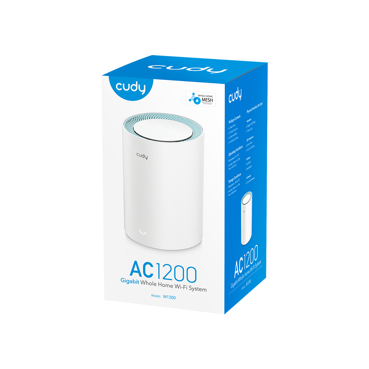 ROUTER MESH CUDY AC1200 GIGABIT 3 PACK - Image 3