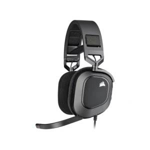 AURICULAR GAMING CABLEADO CORSAIR HS80 RGB USB, CARBÓN