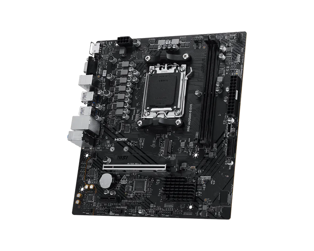 MOTHER MSI AM5 PRO A620AM-B EVO DDR5 BOX M-ATX - Imagen 4