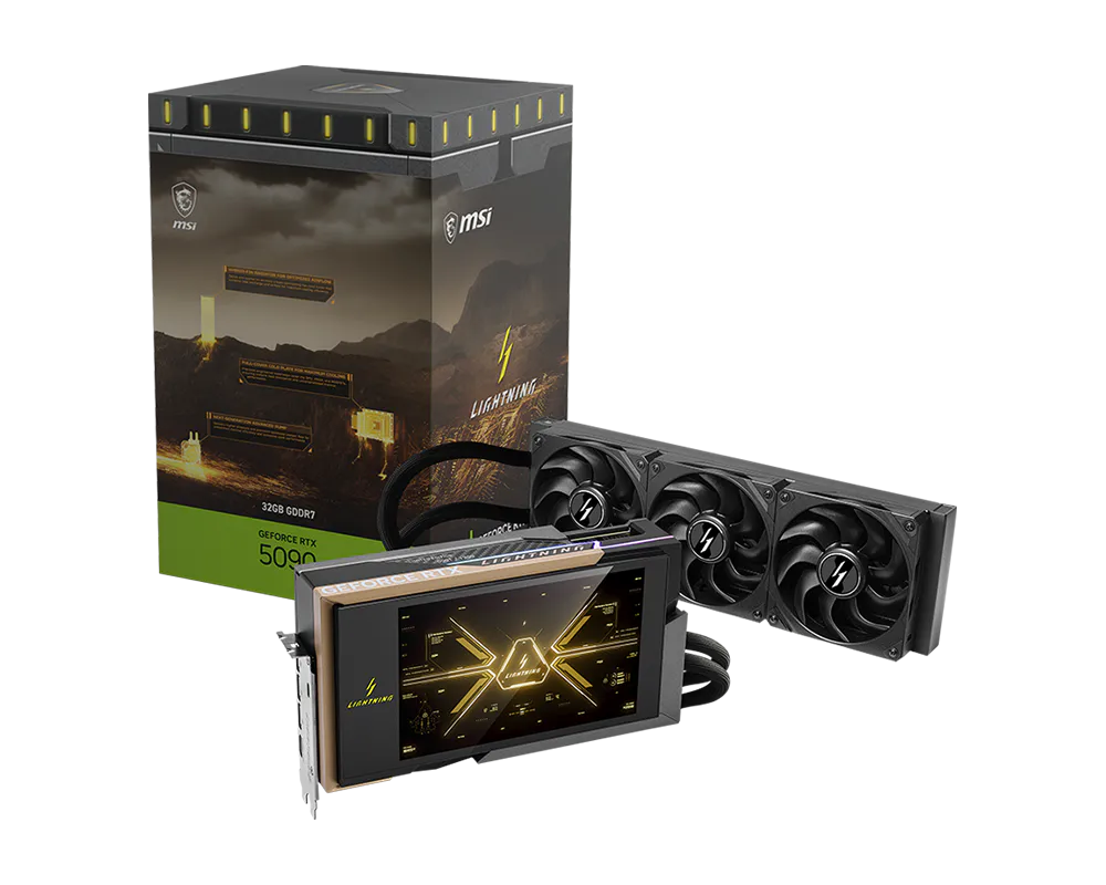 PLACA DE VIDEO 32GB RTX 5090 MSI LIGHTNING Z GDDR7