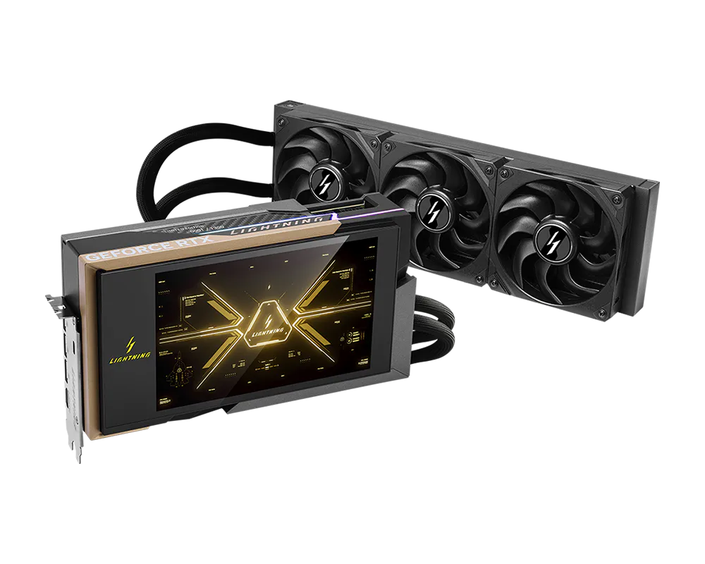 PLACA DE VIDEO 32GB RTX 5090 MSI LIGHTNING Z GDDR7 - Image 4
