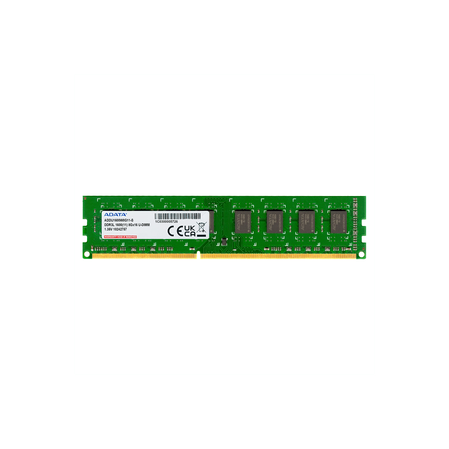 RAM DDR3 ADATA 8GB DDR3L 1600MHZ CL11 1.35V