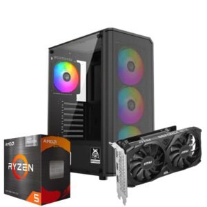 PC GAMER R5 5500 16GB NVME 512GB RTX 3050 GAB 4FAN