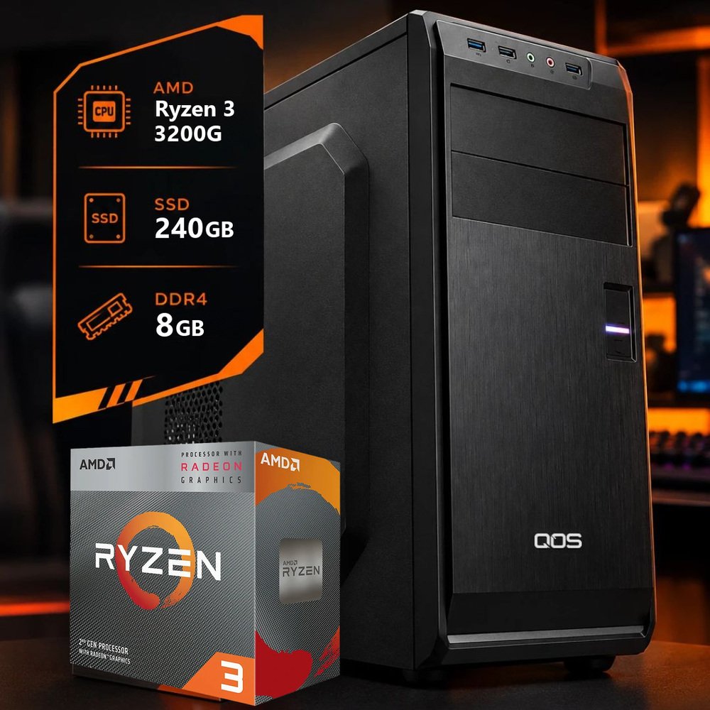 PC PERFORMANCE AMD RYZEN 3 3200G+8G+SSD240 (MSI)