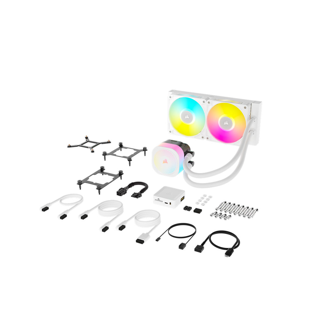 Corsair iCUE LINK TITAN 240 RX RGB Blanco - Pasta Termica XTM70