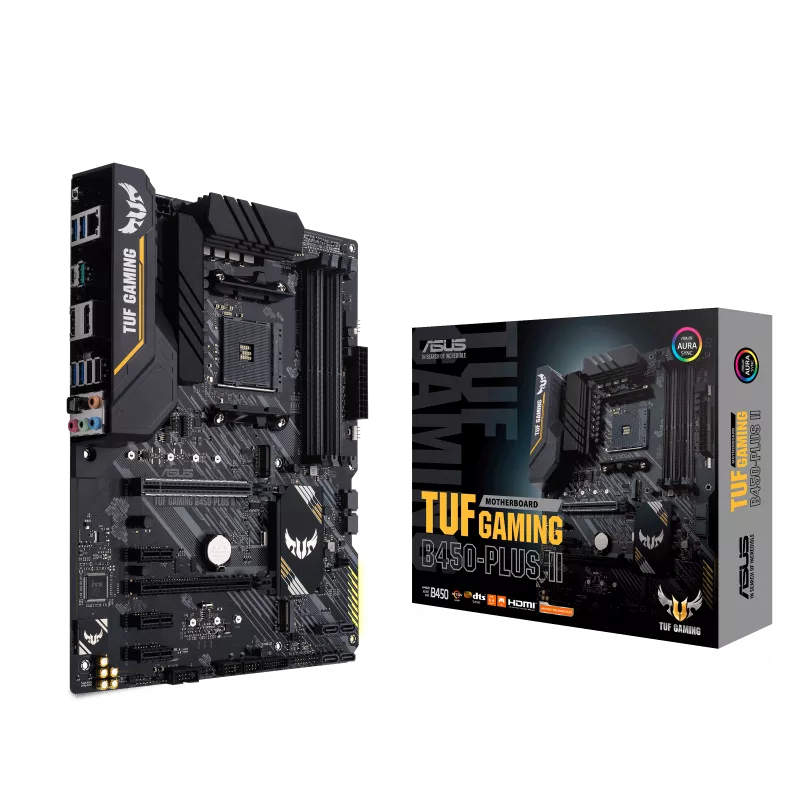 MOTHERBOARD ASUS B450-PLUS II GAMING HDMI DVI AM4 DDR4 M2 - Image 2