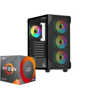 PC AMD RYZEN 5 RAM 64GB NVME 256GB + SSD 1TB + HDD 2TB