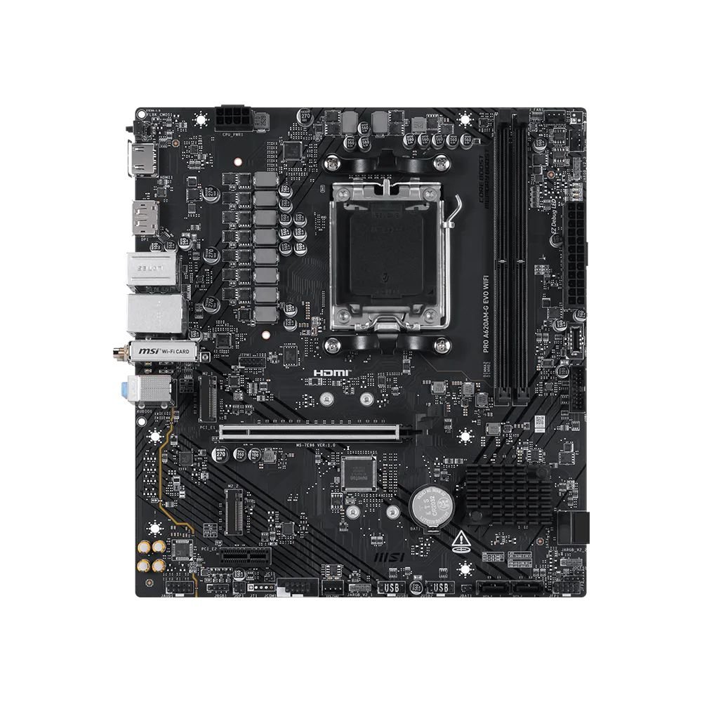 MOTHERBOARD MSI PRO A620AM-G EVO WIFI AM5 DDR5