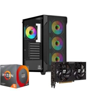 PC GAMER RYZEN 5 16GB NVME 500GB RX 7600 8GB