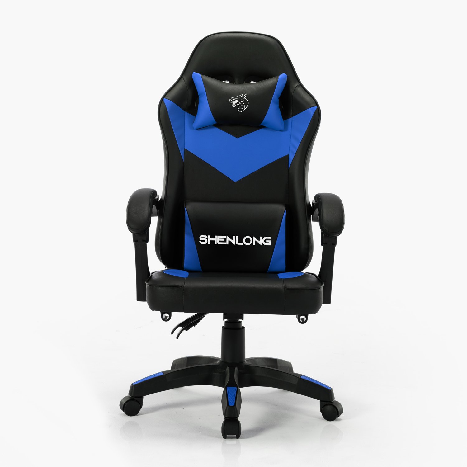 SILLA GAMER SHELONG SH-GC135 NEGRA Y AZUL- RECLINABLE 135ª - Image 4