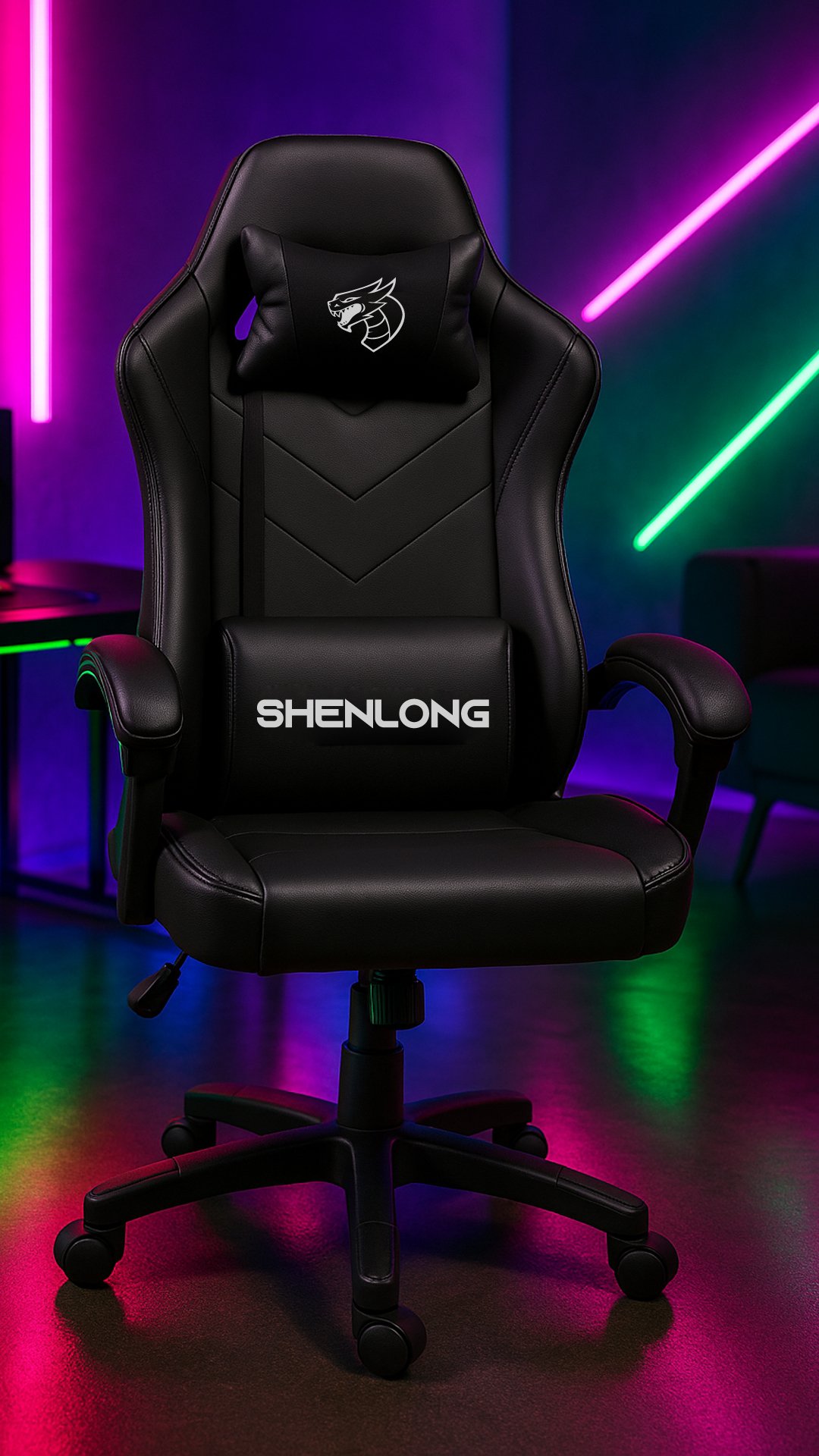 SILLA GAMER SHELONG SH-GC135 NEGRA - RECLINABLE 135ª - Image 6