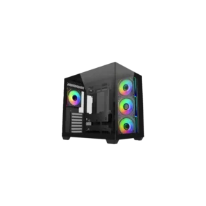 GABINETE COOLER MASTER ELITE 681 MID TOWER 4 FANS ARGB TEMPERED GLASS BLACK