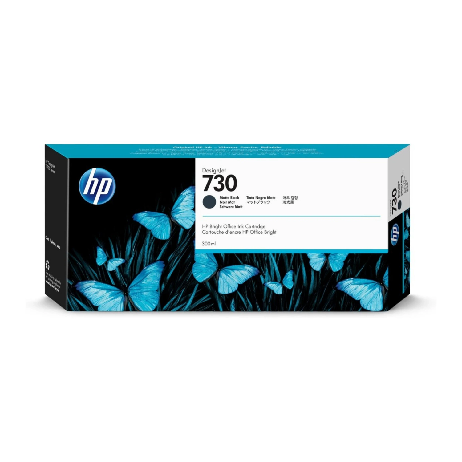 CARTUCHO DE TINTA PLOTTER HP 730 NEGRA MATE