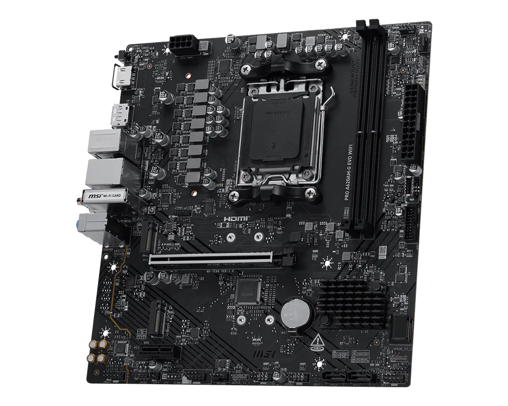 MOTHERBOARD MSI PRO A620AM-G EVO WIFI AM5 DDR5 - Image 3