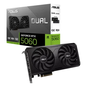 PLACA DE VIDEO ASUS NVIDIA GEFORCE DUAL RTX5060 O8