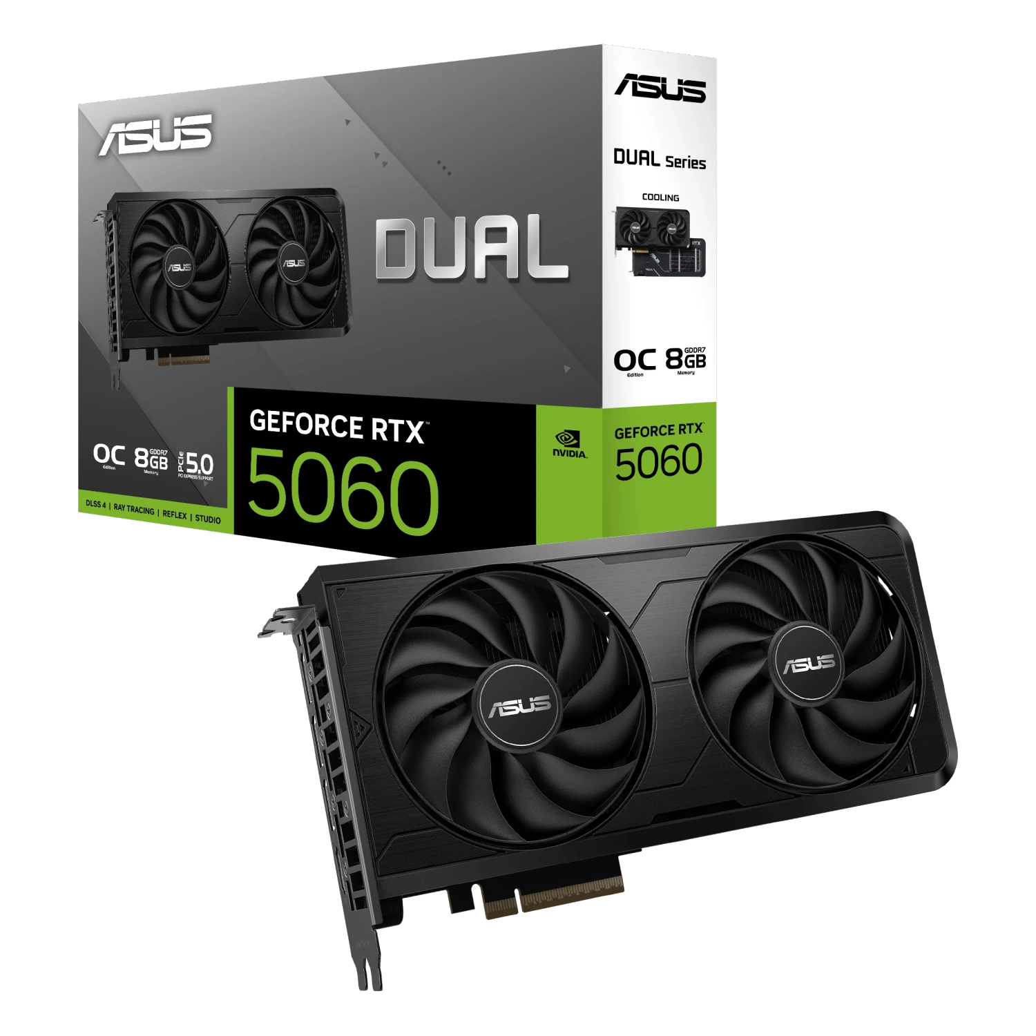 PLACA DE VIDEO ASUS NVIDIA GEFORCE DUAL RTX5060 O8