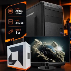PC AMD 3000G RAM 8GB SSD 240GB LED 20" WIFI