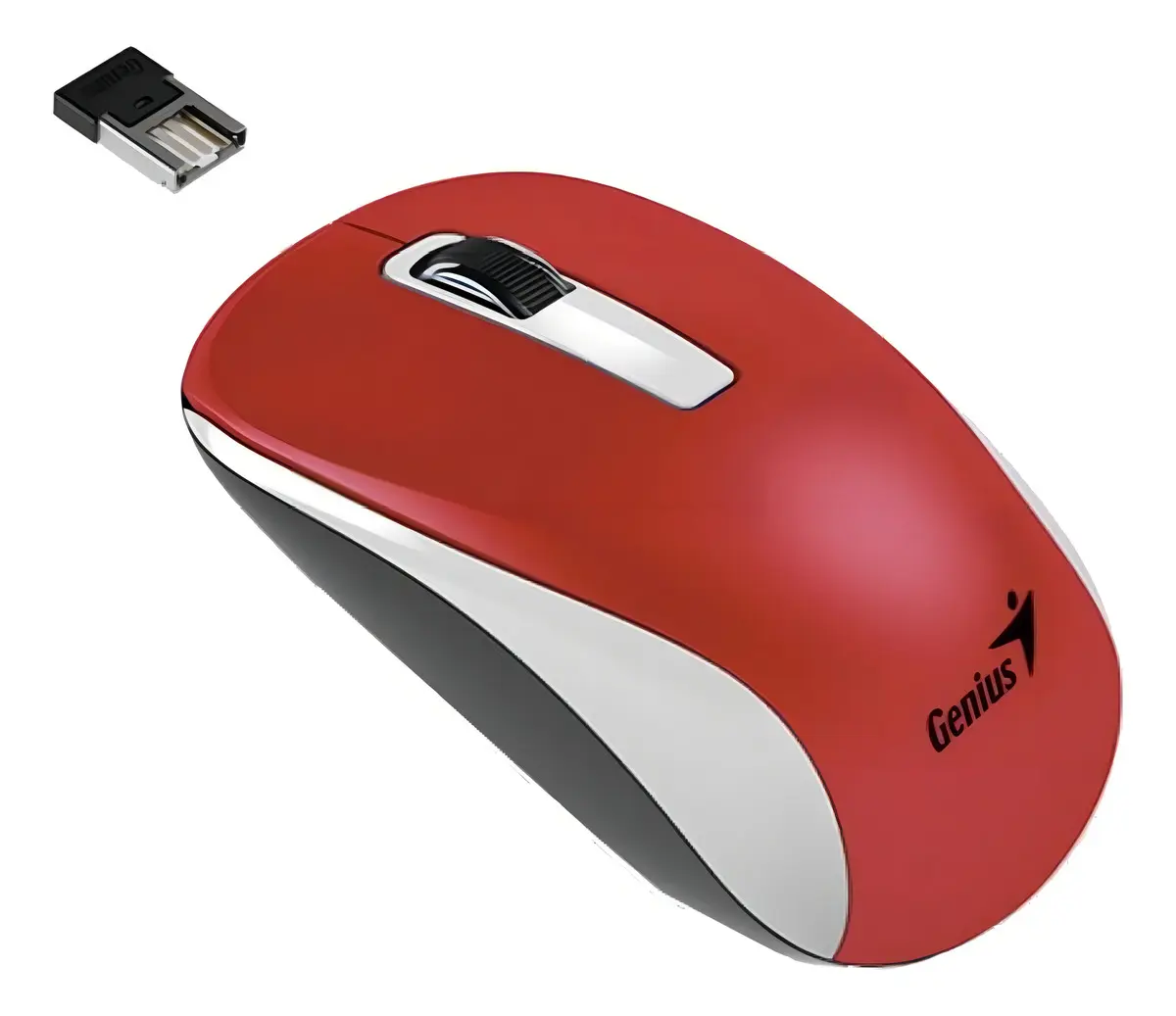 MOUSE INALÁMBRICO GENIUS NX-7010 ROJO - Imagen 2