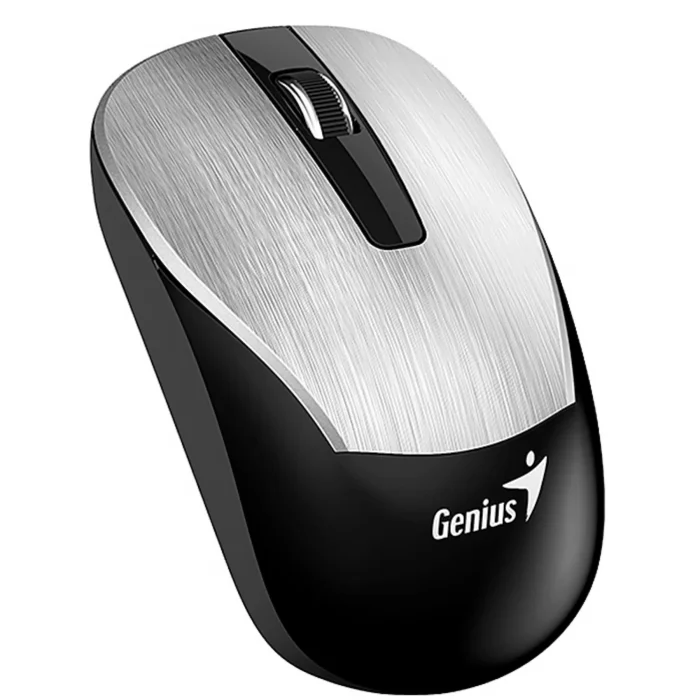 MOUSE INALÁMBRICO GENIUS RECARGABLE ECO-8015 PLATA