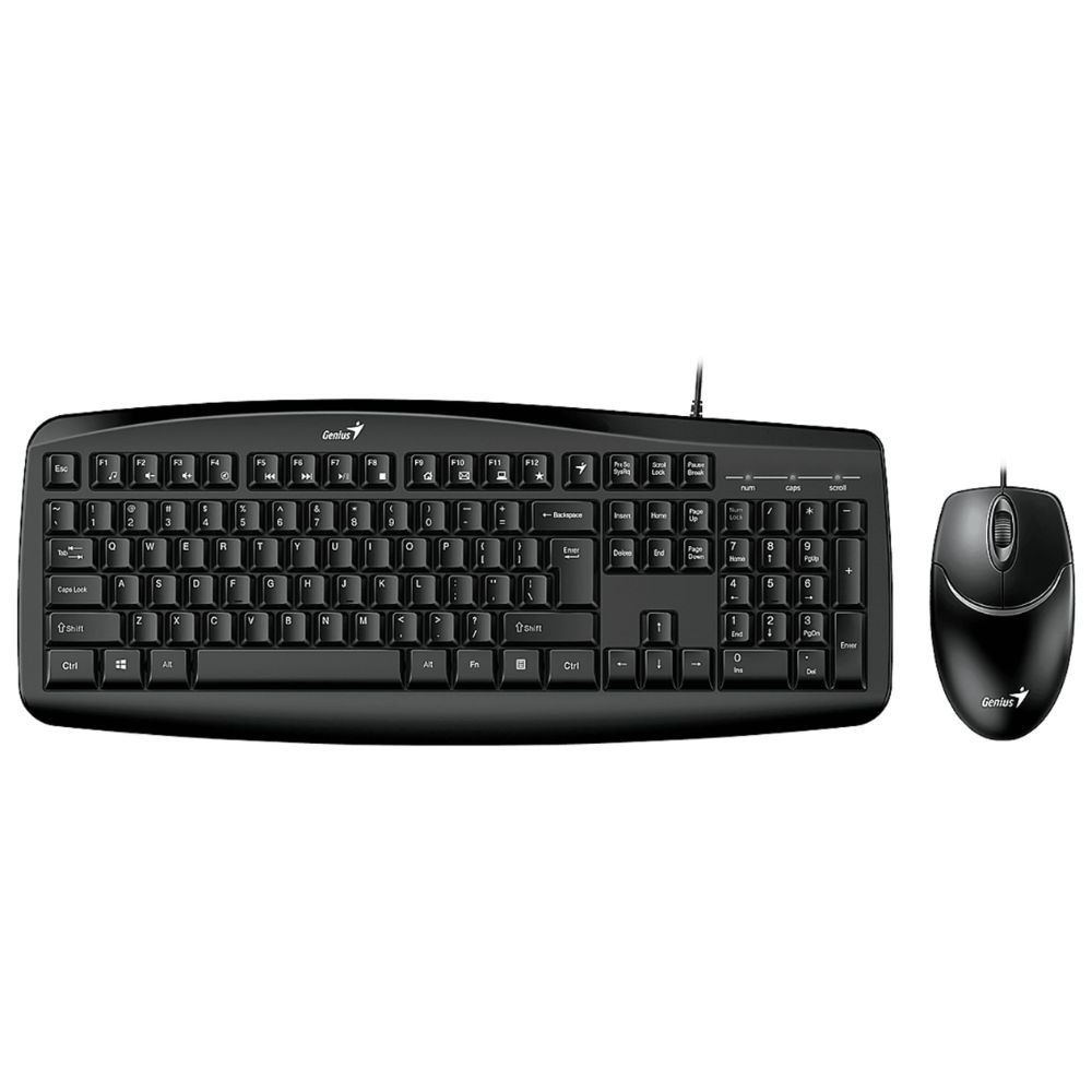 TECLADO Y MOUSE INALÁMBRICO GENIUS SMART KM-200 NEGRO