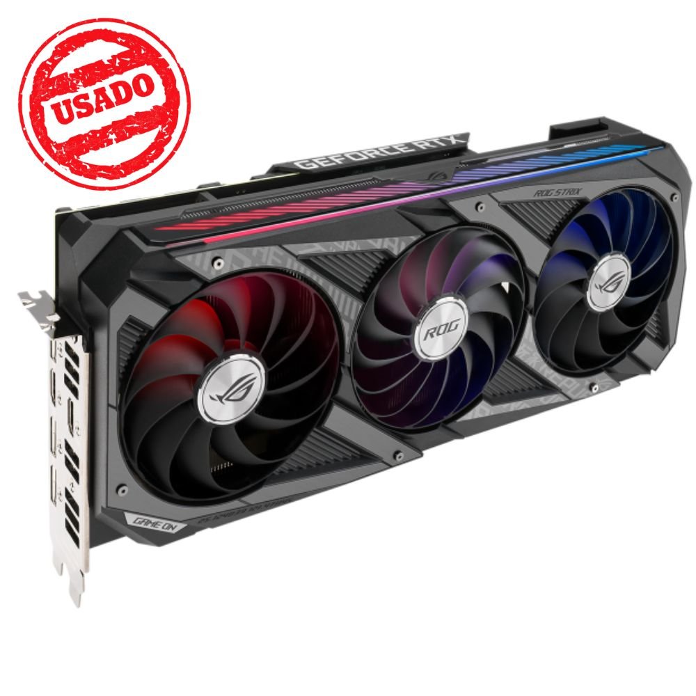 PLACA DE VIDEO RTX 3070 ASUS ROG STRIX GAMING GDDR6 8GB USADA SELECCIONADA
