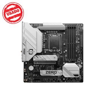 MOTHERBOARD MSI S1700 B760M PROJECT ZERO DDR5 BOX M-ATX USADA SELECCIONADA