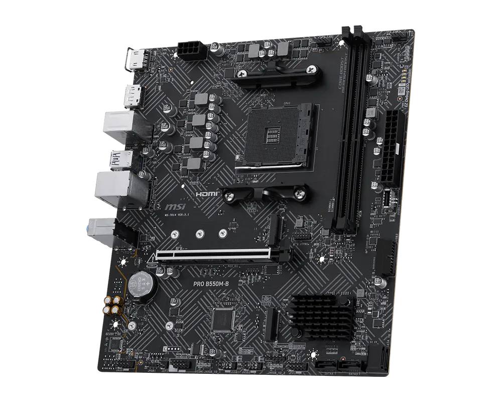 MOTHERBOARD MSI PRO B550M-B AM5 DDR5 - Imagen 4