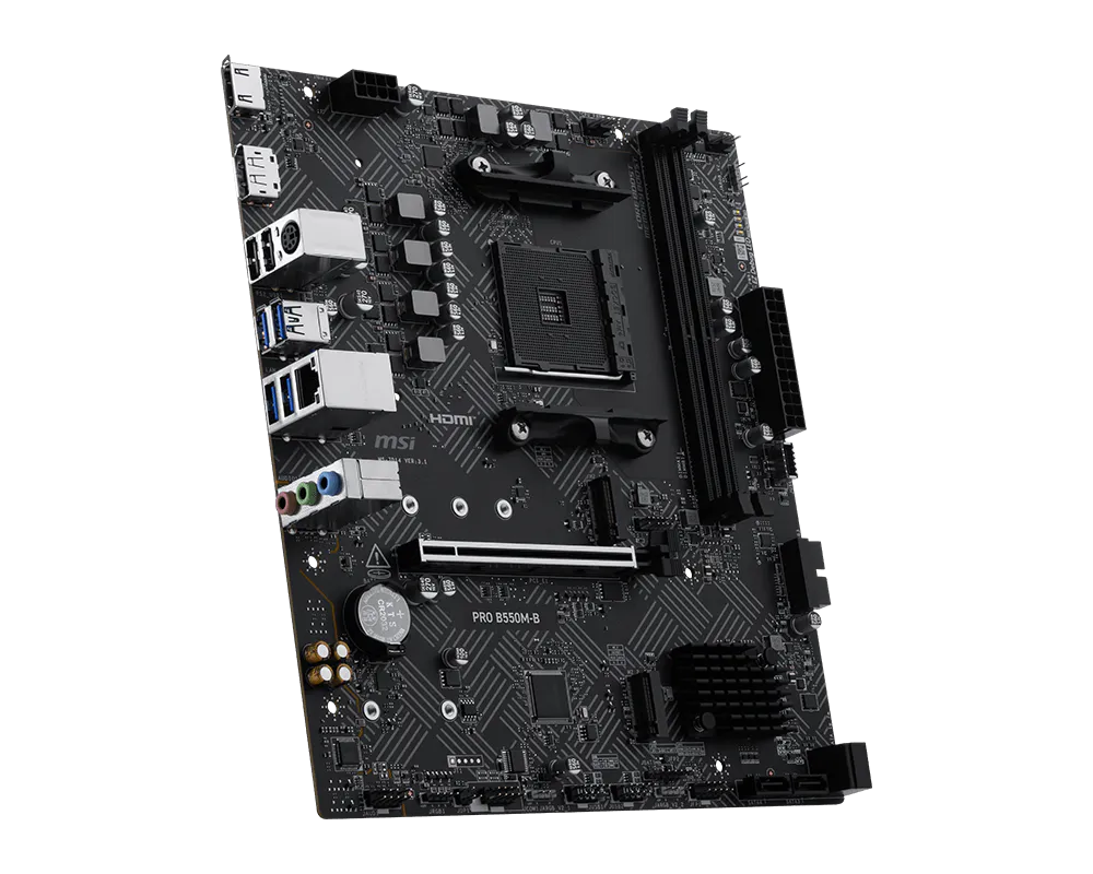 MOTHERBOARD MSI PRO B550M-B AM5 DDR5 - Imagen 3