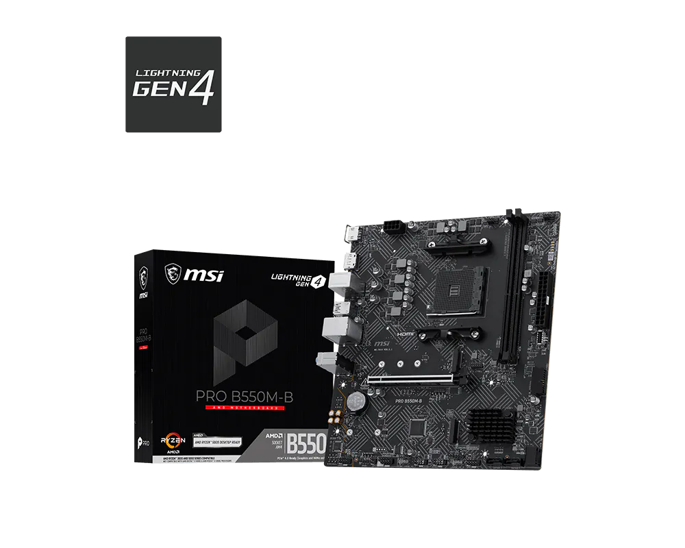 MOTHERBOARD MSI PRO B550M-B AM5 DDR5