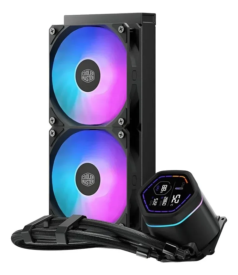 WATER COOLER COOLER MASTER MASTERLIQUID CORE NEX DIGITAL 240 ARGB BLACK - Imagen 3