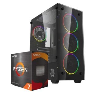 PC GAMER RYZEN 7 5700G RAM 16GB RGB NVME 512GB 500W 80+ BRONZE