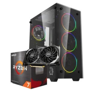 PC GAMER RYZEN 7 5700G RAM 16GB RGB NVME 512GB 500W 80+ BRONZE RTX 5050 8GB