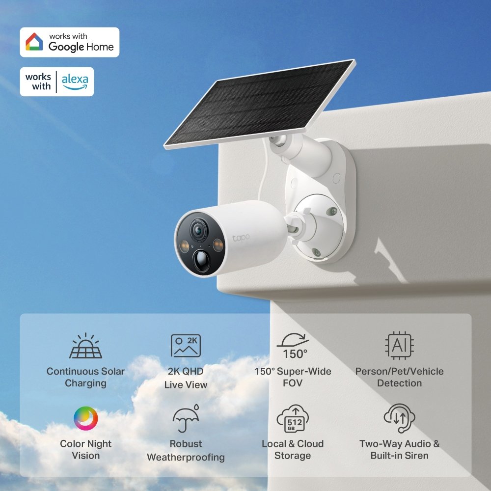 CAMARA IP TP-LINK TAPO C425 KIT BATE+SOLAR - Imagen 3