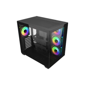 GABINETE COOLER MASTER ELITE 681 4*FAN ARGB ATX BK
