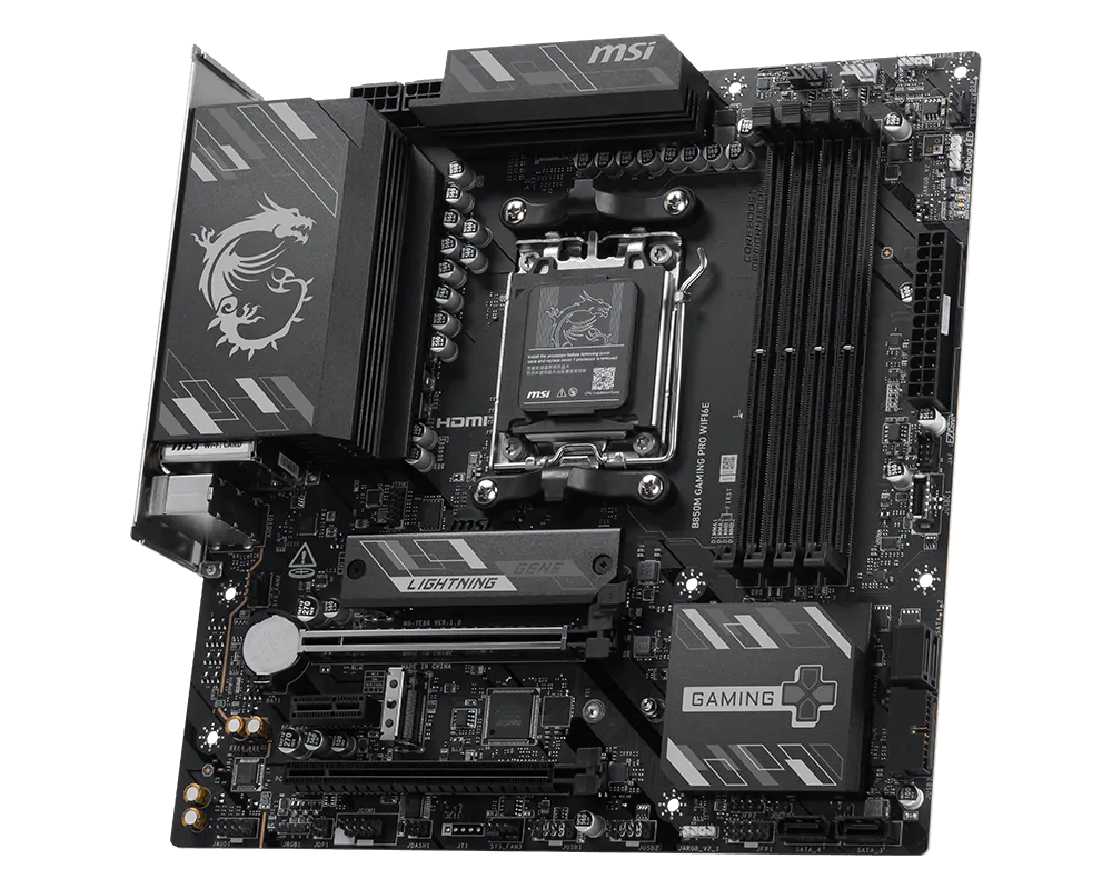 MOTHER MSI AM5 B850M GAMING WIFI6E DDR5 BOX M-ATX - Imagen 3
