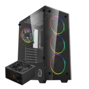 GABINETE GAMER RAPTOR SENTINEL C/FUENTE RAPTOR VOLT 500W 80+ BRONZE