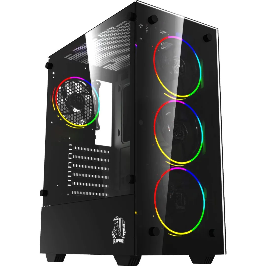 GABINETE RAPTOR SENTINEL FUENTE VOLT 500W 80+ BRONZE - Imagen 3