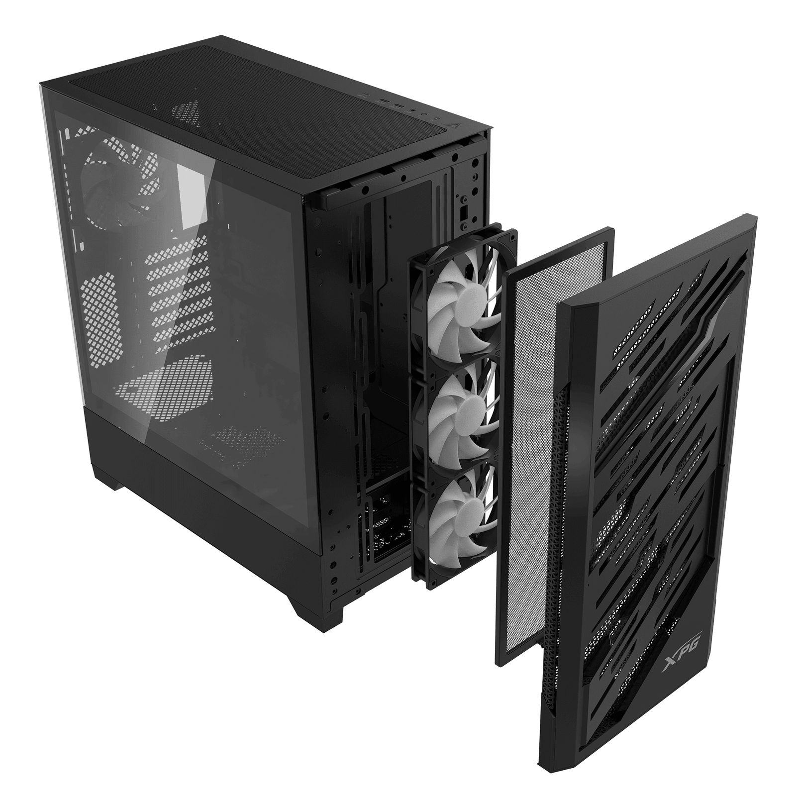 GABINETE XPG STARKER AIR BT NEGRO FAN ARGB X4 - Imagen 2
