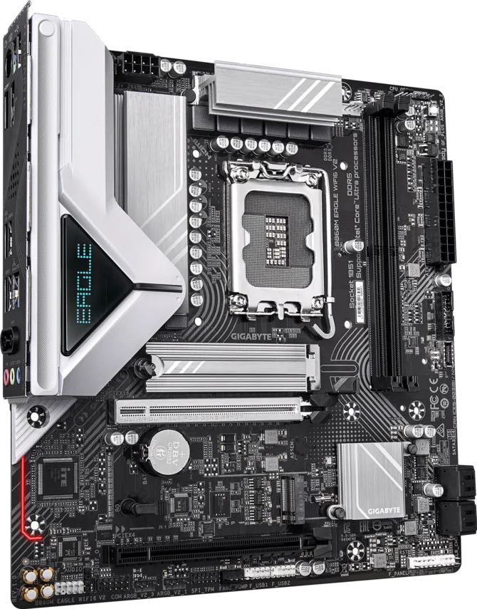 MOTHERBOARD GIGABYTE B860M EAGLE WIFI6 V2 DDR5 - Imagen 3