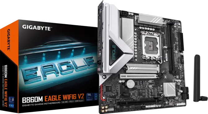 MOTHERBOARD GIGABYTE B860M EAGLE WIFI6 V2 DDR5 - Imagen 4