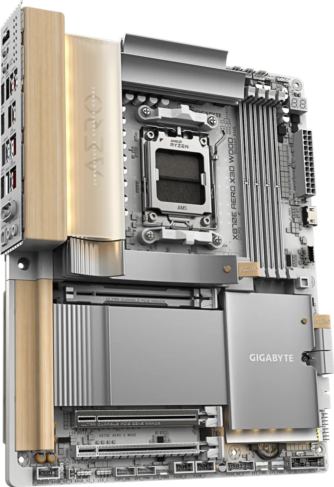 MOTHERBOARD GIGABYTE X870E AERO X3D AM5 DDR5 - Imagen 3