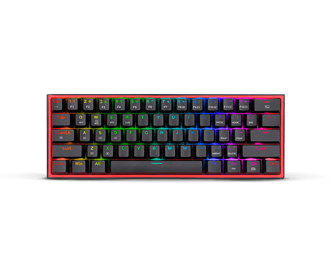 TECLADO MECANICO FIZZ PRO K616 INALAMBRICO NEGRO - Imagen 2