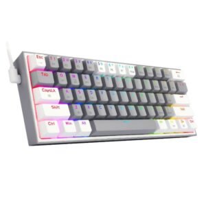 TECLADO MECANICO FIZZ PRO K616 INALÁMBRICO GRIS