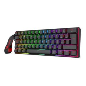 TECLADO MAGNETICO REDRAGON FIZZ K617 USB NEGRO
